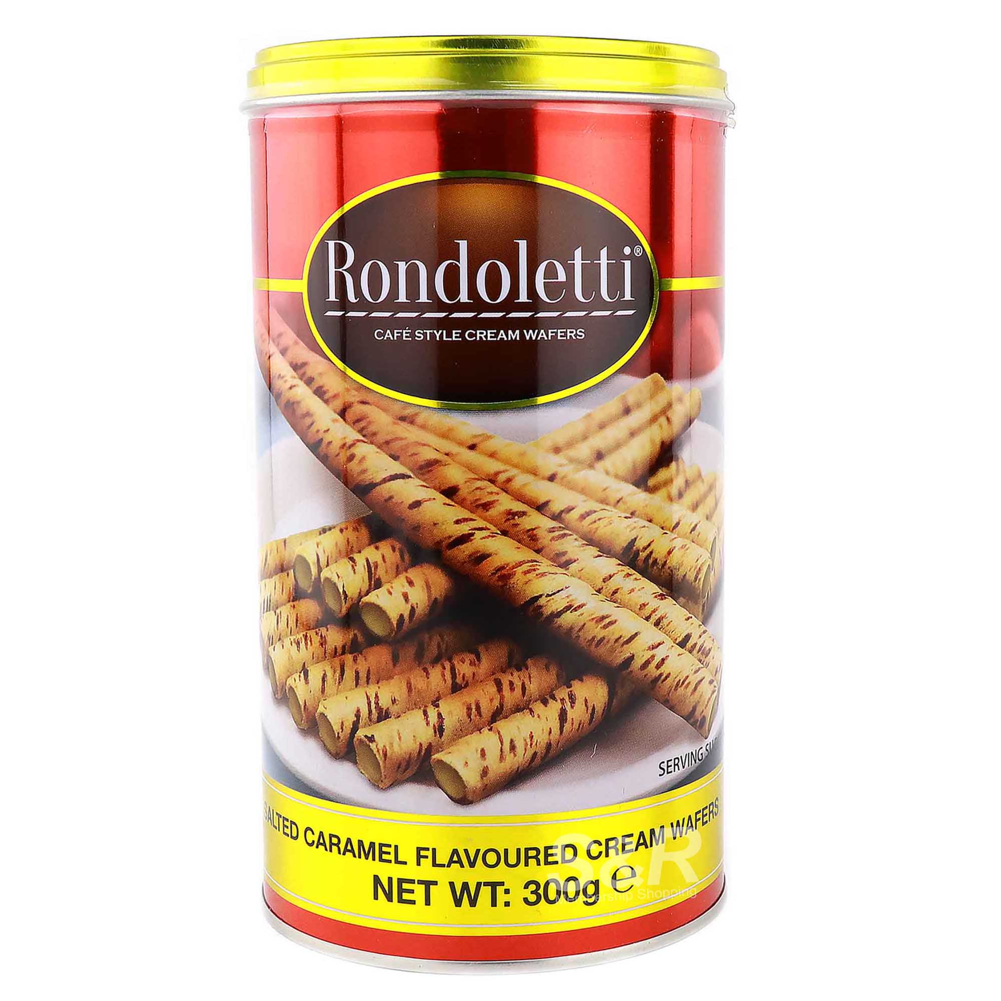Rondoletti Salted Caramel Flavored Cream Wafer 300g Rondoletti Salted Caramel Flavored Cream Wafer 300g